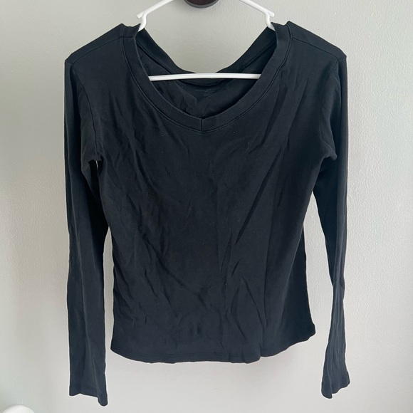 Brandy Melville Tops - Brandy Melville Black Long Sleeve